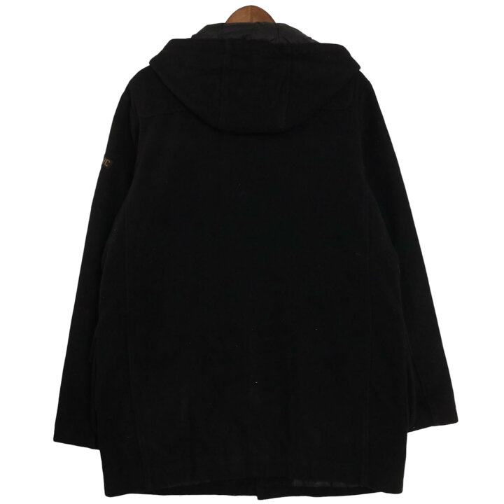 楽天市場】Schott ショット ウール ダッフルコート ブラック (メンズ L 