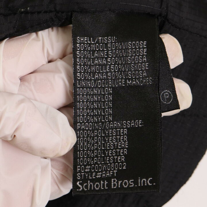 楽天市場】Schott ショット ウール ダッフルコート ブラック (メンズ L  