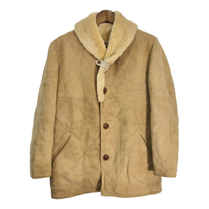 楽天市場】80年代 USA製 Neiman Marcus ムートンコート ベージュ  