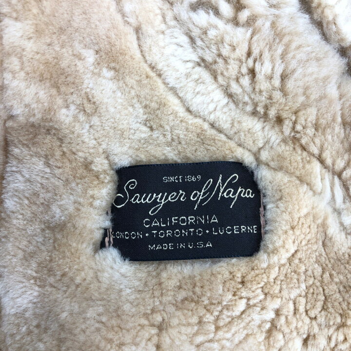 楽天市場】80年代 USA製 Neiman Marcus ムートンコート ベージュ  