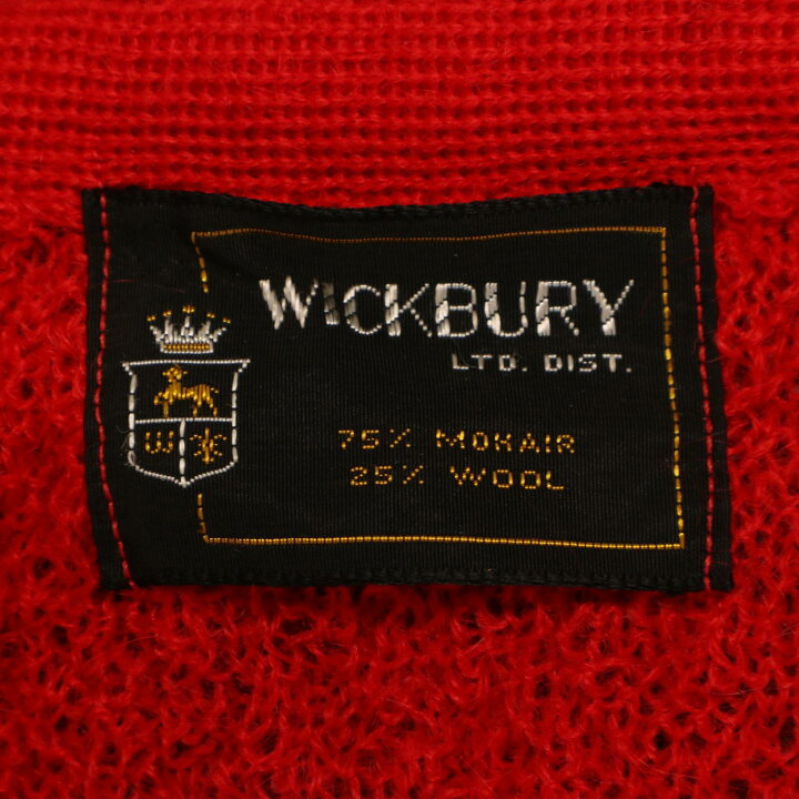 楽天市場】60年代 USA製 WICKBURY モヘア ニット カーディガン 