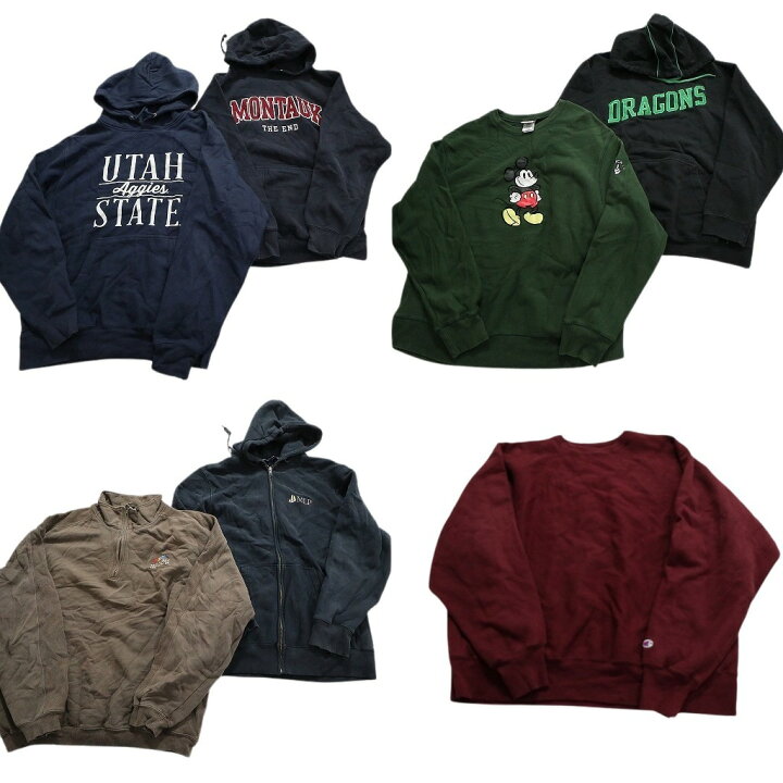 楽天市場】古着卸 まとめ売り パーカー リバースタイプ スウェット 7枚  