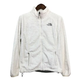THE NORTH FACE ノースフェイス フリースジャケット アウトドア ホワイト (レディース L) 中古 古着 S6468