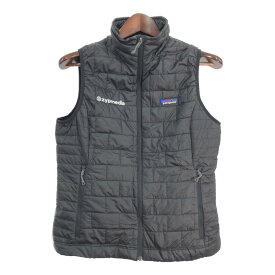 patagonia パタゴニア ナノパフベスト PRIMALOFT アウトドア ブラック (レディース M) 中古 古着 S6746