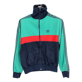 80年代 adidas アディダス トラックジャケット スポーツ マルチカラー (レディース 180) 中古 古着 S7681