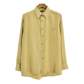 DKNY ダナキャランニューヨーク レーヨンシャツ カーキ (メンズ 16 1/2) 中古 古着 S8629