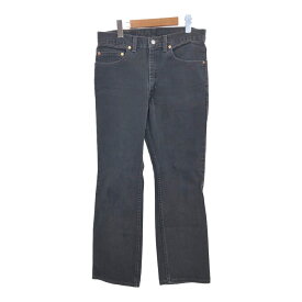 90年代 USA製 Levi's リーバイス 517 デニムパンツ ブラック (メンズ W33 L32) 中古 古着 T0136