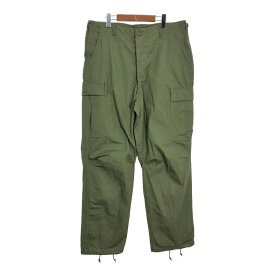 デッドストック 60年代 米軍実物 U.S.ARMY ジャングルファティーグパンツ 3rd ヴィンテージ ミリタリー (メンズ LARGE REGULAR) T0155