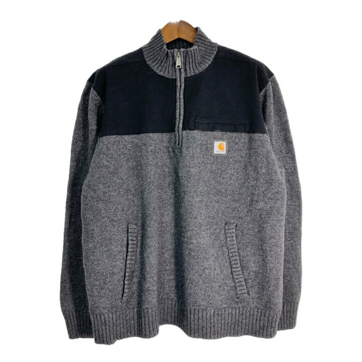 楽天市場】Carhartt カーハート ハーフジップ ウール ニット セーター 