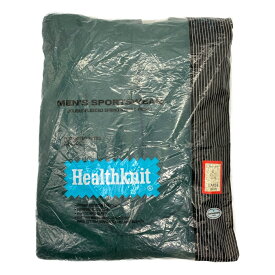 デッドストック 70年代 USA製 Healthknit ヘルスニット フルジップスウェットパーカー ヴィンテージ グリーン (メンズ L) 中古 古着 T2884