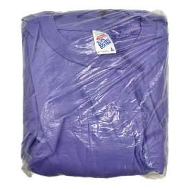 デッドストック 90年代 USA製 JERZEES ジャージーズ 無地 Tシャツ 6枚入り パックT パープル (メンズ L) 中古 古着 T2908