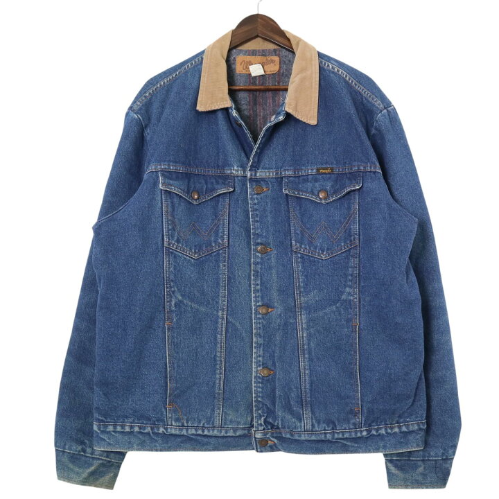 楽天市場】90年代 USA製 Wrangler ラングラー M-159 デニムジャケット 