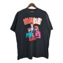 幽遊白書 半袖Tシャツ 大きいサイズ アニメ キャラクター ブラック(メンズ 2XL)中古 古着 T4731