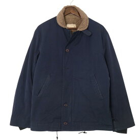 70年代 NAVY DEPARTMENT N-1デッキジャケット ヴィンテージ ミリタリー ネイビー(メンズ M)中古 古着 A5028