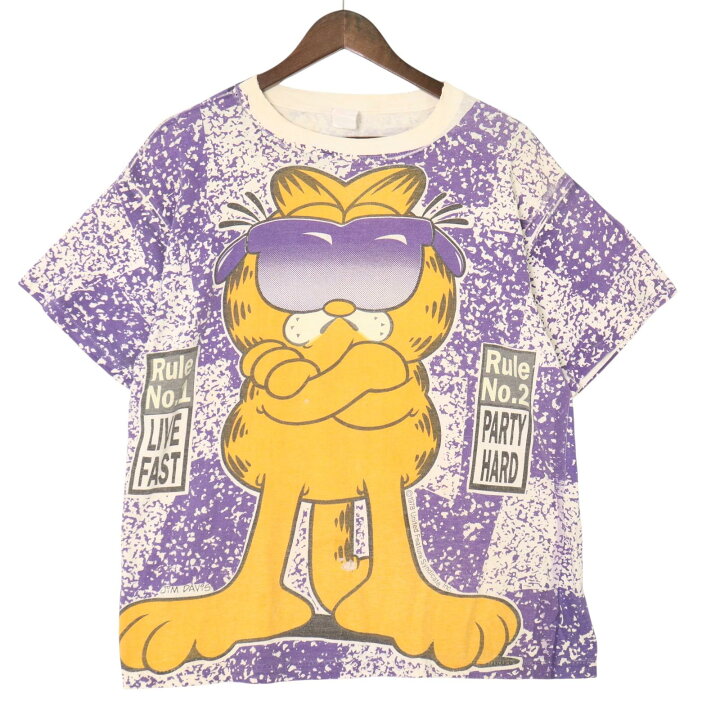 楽天市場】90年代 ガーフィールド Garfield AOP オールオーバー  