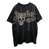 楽天市場】ハーレー（柄スカル）（Tシャツ・カットソー｜トップス  