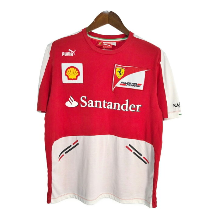 Ferrari Tシャツ レッド Pumaロゴ付き Ferrari（フェラーリ