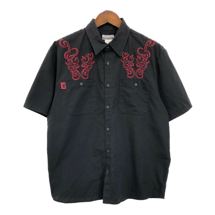 楽天市場】Mac Tools 刺繍 ワークシャツ ブラック(メンズ L)中古 古着 