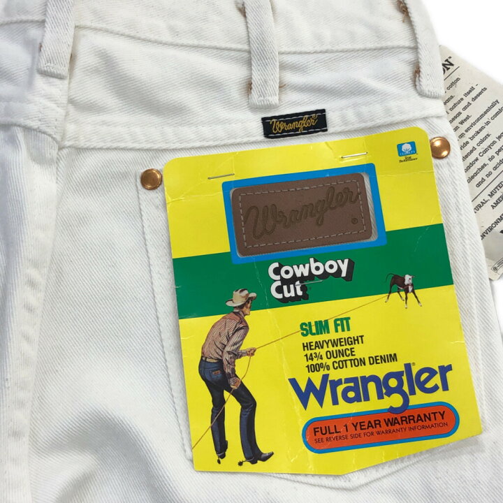 楽天市場】デッドストック 90年代 USA製 Wrangler ラングラー 936WHI 