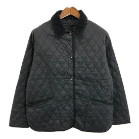 Barbour バブアー LIDDESDALE リッズデイル キルティングジャケット ブラック(レディース 20)中古 古着 U3355