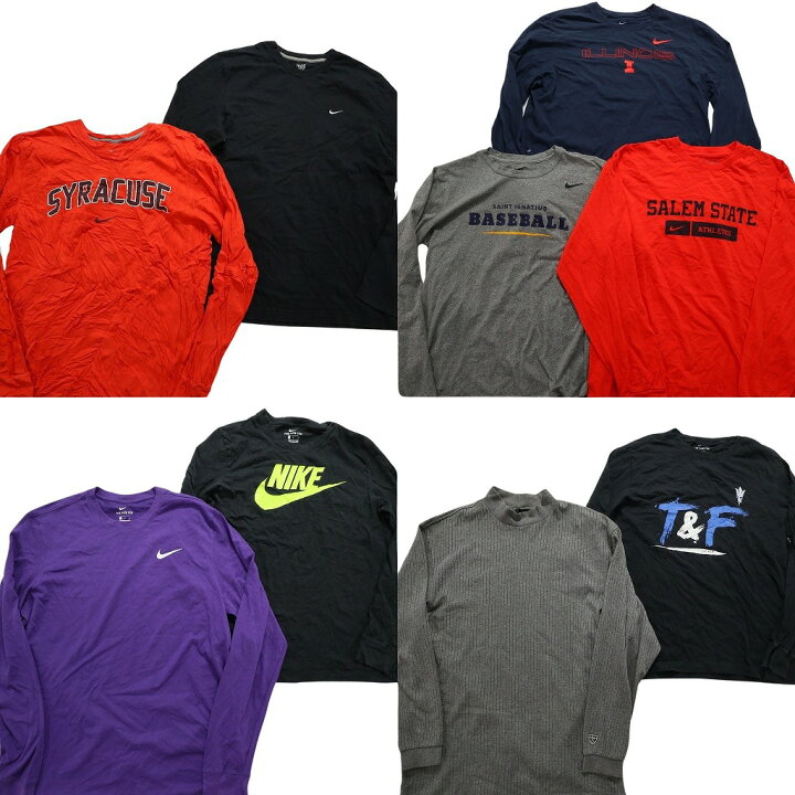 楽天市場】古着卸 まとめ売り ナイキ NIKE 長袖Tシャツ 9枚セット 