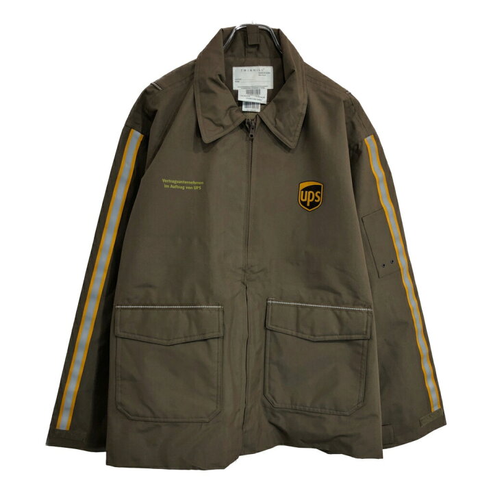 楽天市場】ups ナイロン ワークジャケット 企業ロゴ ブラウン(メンズ L UPS ナイロンジャケット