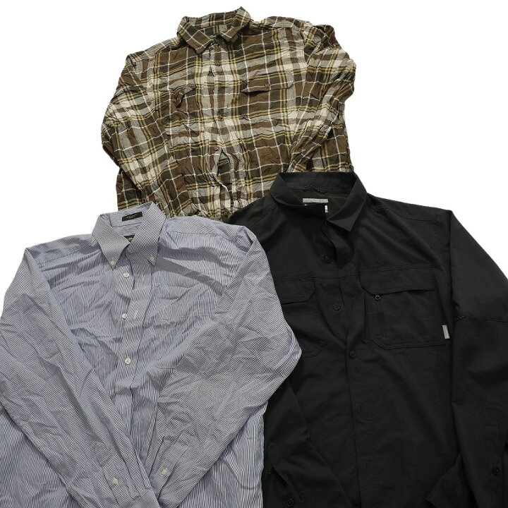 楽天市場】古着卸 まとめ売り アウトドアブランドMIX 長袖シャツ 10枚  