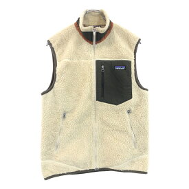 patagonia パタゴニア Retro-X レトロX ボアフリースベスト アウトドア (メンズ S)中古 古着 U0007