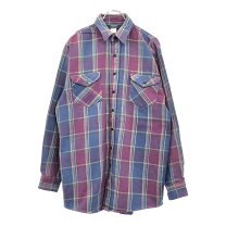 OSHKOSH オシュコシュ 90s ネルシャツ フランネルワークシャツ 長袖シャツ 90年代 三角タグ ヴィンテージ USA製 ビッグサイズ チェック Yahoo フリマ 旧PayPayフリマ