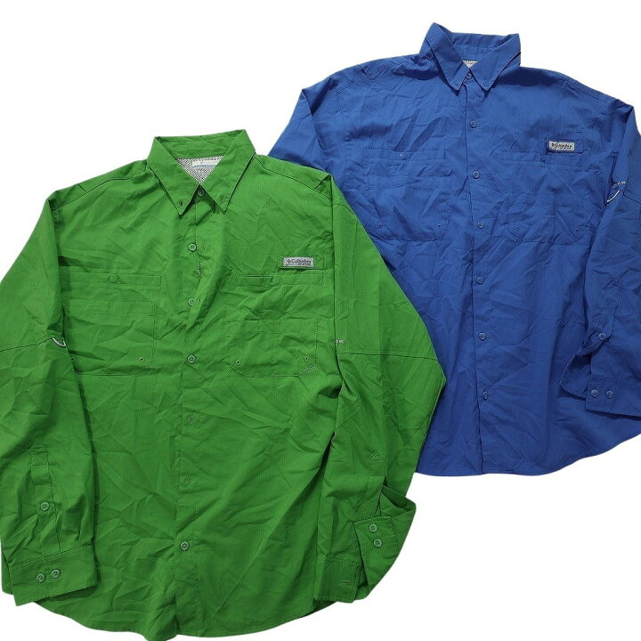 楽天市場】古着卸 まとめ売り コロンビア PFG 長袖シャツ 9枚セット  