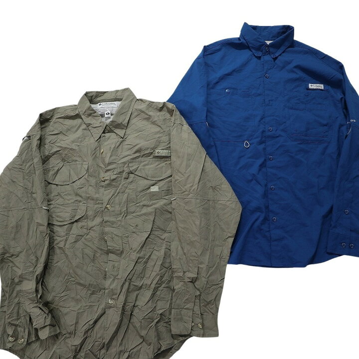 楽天市場】古着卸 まとめ売り コロンビア PFG 長袖シャツ 9枚セット  