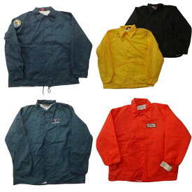 古着卸 まとめ売り USA製 ナイロンコーチ ジャケット 5枚セット (メンズ M /L ) ワッペン ワンポイント デッドストック 中古 古着 ND1730