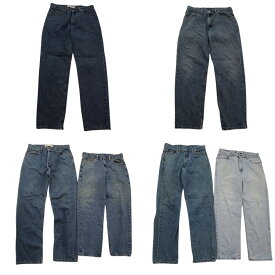 古着卸 まとめ売り リーバイス 550 デニム パンツ 6枚セット (メンズ 34 ) インディゴブルー フェード アメカジ 中古 古着 ND4872