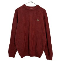 楽天市場】LACOSTE ラコステ（カラーレッド）（ニット・セーター 