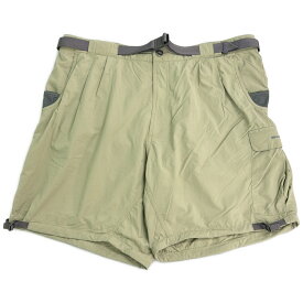 EXOFFICIO エクソフィシオ ナイロン カーゴショートパンツ カーキ(メンズ XL)中古 古着 Y1027