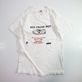80s USA製 FRUIT OF THE LOOM "RED CROSS RUN" Tシャツ(M) k9254