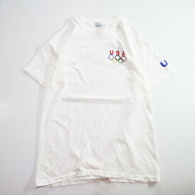 90s USA製 Hanes オリンピック Tシャツ ベースボール 野球(M) k9506