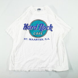 00s CLUB FELIX Hard Rock CAFE "ST.MAARTEN" ロゴ Tシャツ ハードロックカフェ(L) l0075