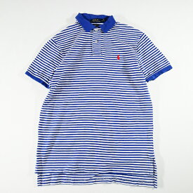 00s Polo by Ralph Lauren ボーダー ポロシャツ ラルフローレン(M) l0091