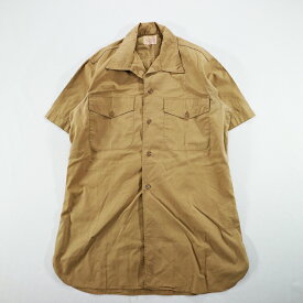 70s USA製 Great Northern USMC S/S シャツ ミリタリー l0334