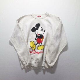 90s USA製 Disney MICKEY,INC ミッキー マウス スウェット シャツ キャラクター ディズニー(MEDIUM)l8551