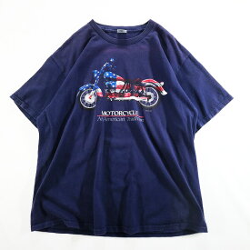 00s USA製 DELTA PRO WEIGHT "MOTORCYCLE An American Tradition" Tシャツ バイク(XL) l0554