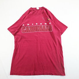 90s USA製 FRUIT OF THE LOOM NFL アリゾナ カーディナルス Tシャツ アメフト フットボール(XL) l0675