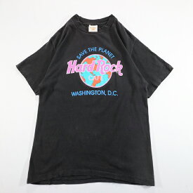 90s USA製 Hard Rock CAFE "WASHINGTON,D.C." Tシャツ ハードロックカフェ(MEDIUM) l0679