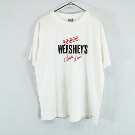 80s 90s WhiteHouse "HERSHEY'S Chocolate" ロゴ Tシャツ ハーシーズ チョコレート(XL) n1586