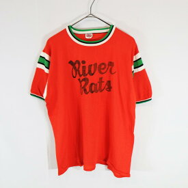 60s USA製 MASON コットン ナイロン "River Rats" フットボール Tシャツ アメフト カレッジ(X-LARGE) N0801