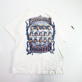90s USA製 STARTER MLB ニューヨーク ヤンキース Tシャツ メジャーリーグ 野球(X-LARGE) k9196