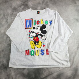 90s Disney MICKEY UNLIMITED ミッキー マウス スウェット シャツ キャラクター ディズニー k1483