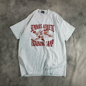 90s USA製 FRUIT OF THE LOOM インディアン トレーニング キャンプ Tシャツ(L) k2307