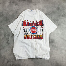 90s USA製 TRENCH NBA デトロイト ピストンズ Tシャツ バスケットボール(XL) k2404